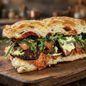 Focaccia schnitzel